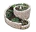 bellissa Gabionen-Kräuterspirale Die Große - 95600 - Steinkorb-Kräuterschnecke - Bausatz aus frostsicheren Materialien inkl. Trennfolie - 200 x 150 x 20/80 cm Outdoor
