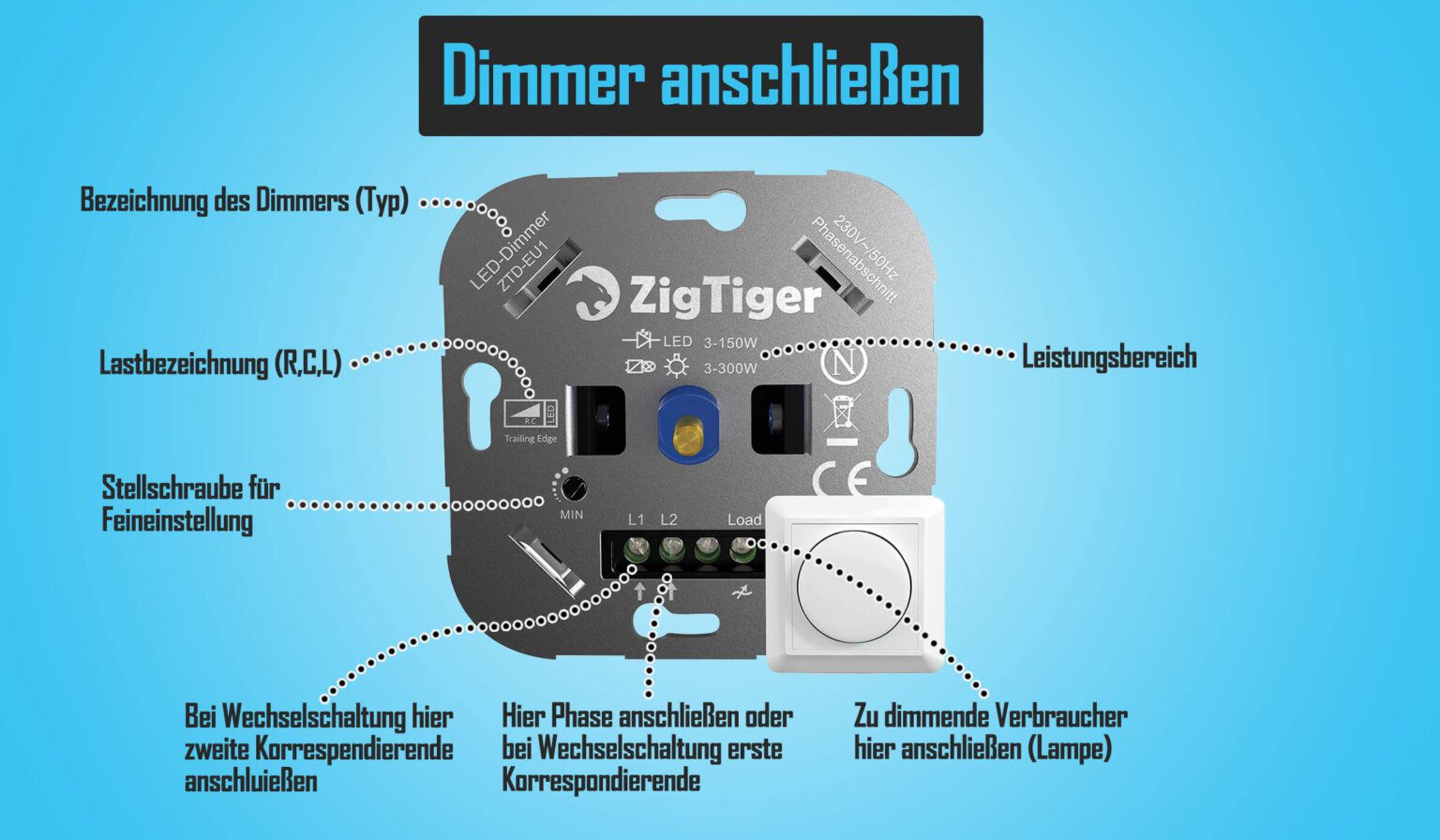 LEDDimmer anschließen Anleitung So geht’s